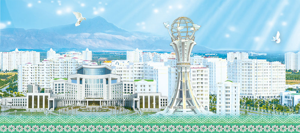 Ak bagtym sen Aşgabat!